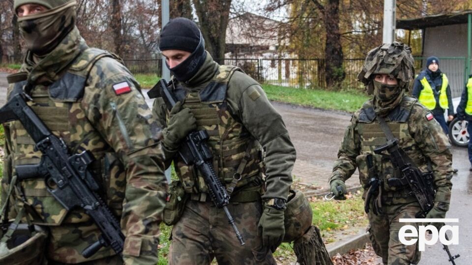 Польские военные ищут БПЛА в районе гмины Тишевцы