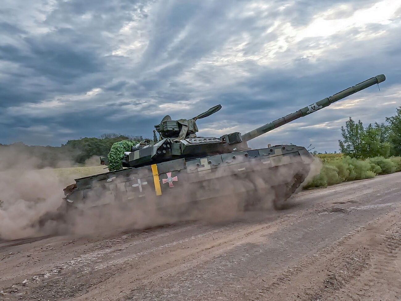 Танк украинского производства используют в Харьковской области, отметили военные