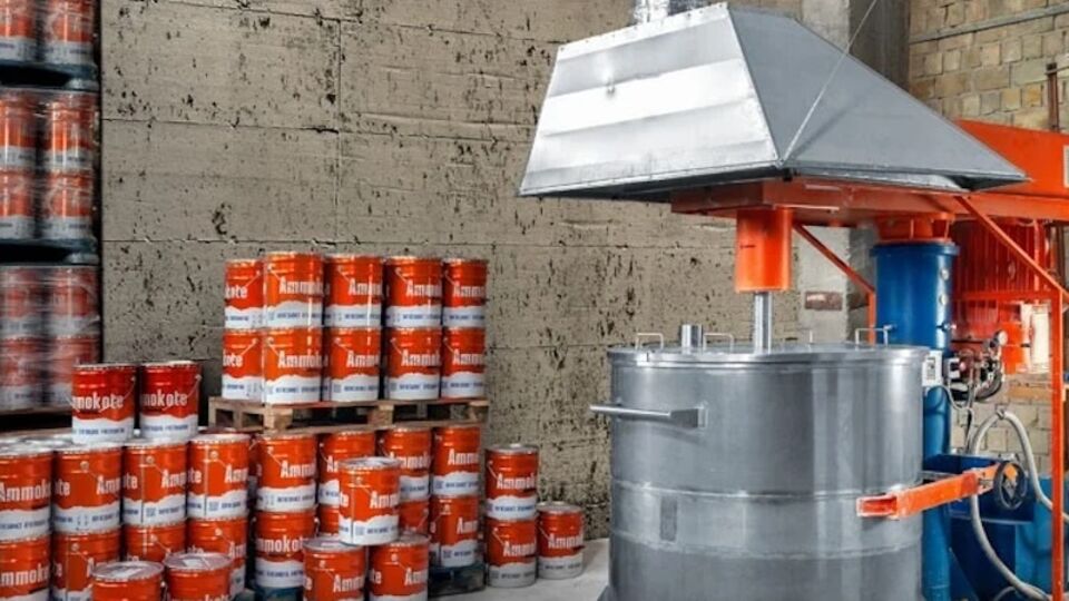 "Ковлар Групп" производит по современным технологиям более 25 видов средств пассивной огнезащиты