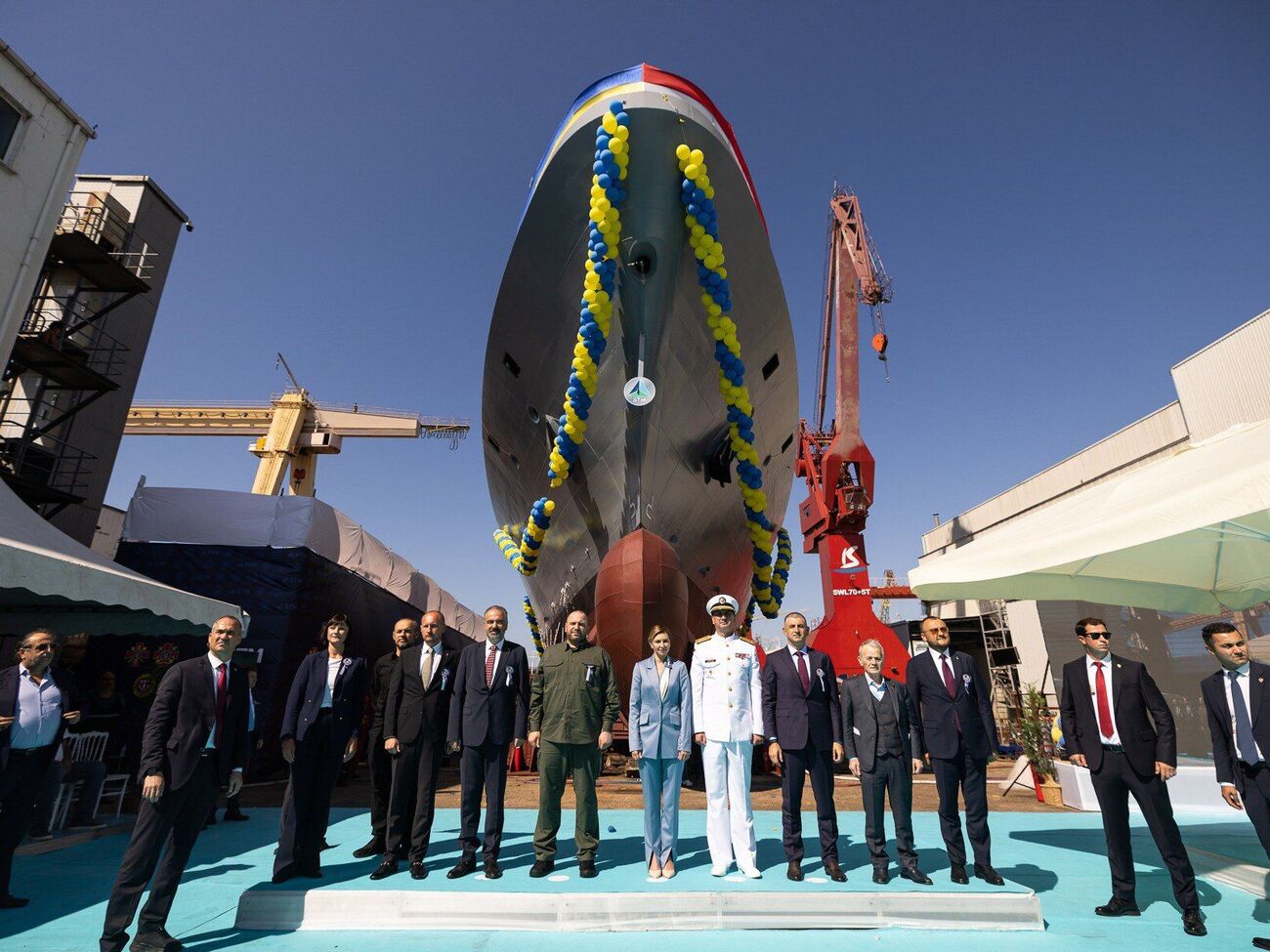 1 августа новый корвет "Гетман Иван Выговский" спустили на воду в Турции