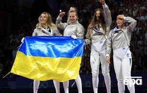 На соревнованиях по фехтованию на Олимпиаде победила Украина