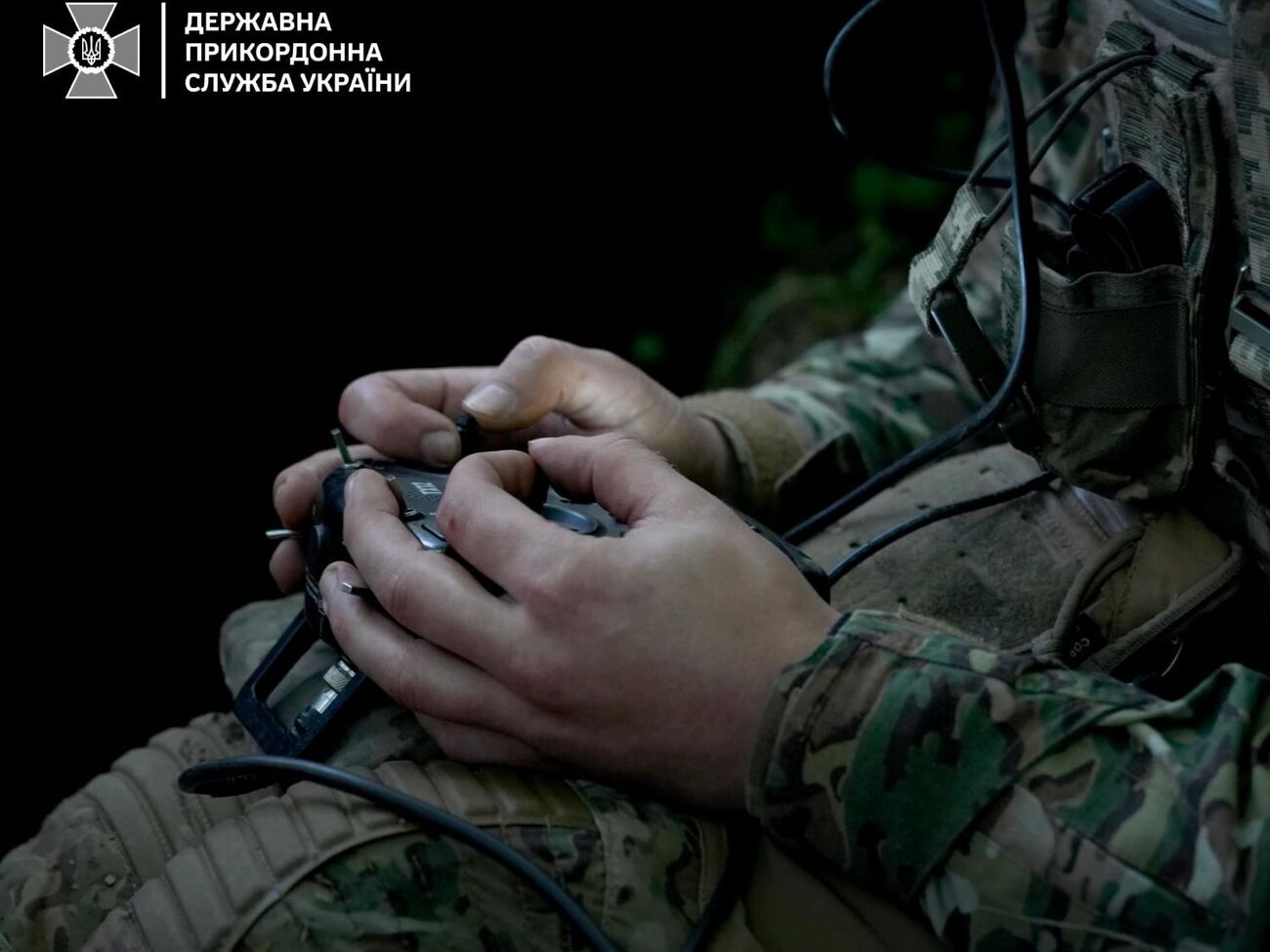 Пограничники поразили враждебную цель с помощью FPV-дрона
