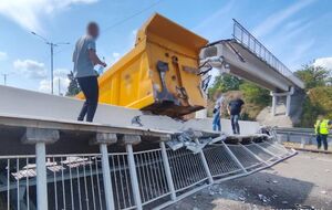 Временно перекрыт проезд в направлении Киева