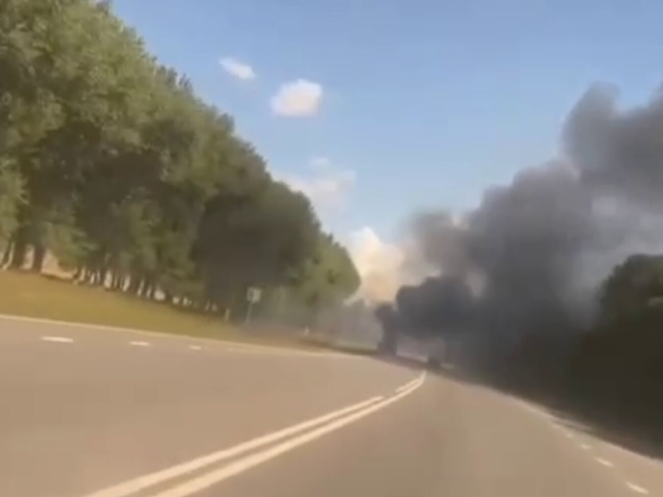 Российские паблики публикуют видео со взрывами