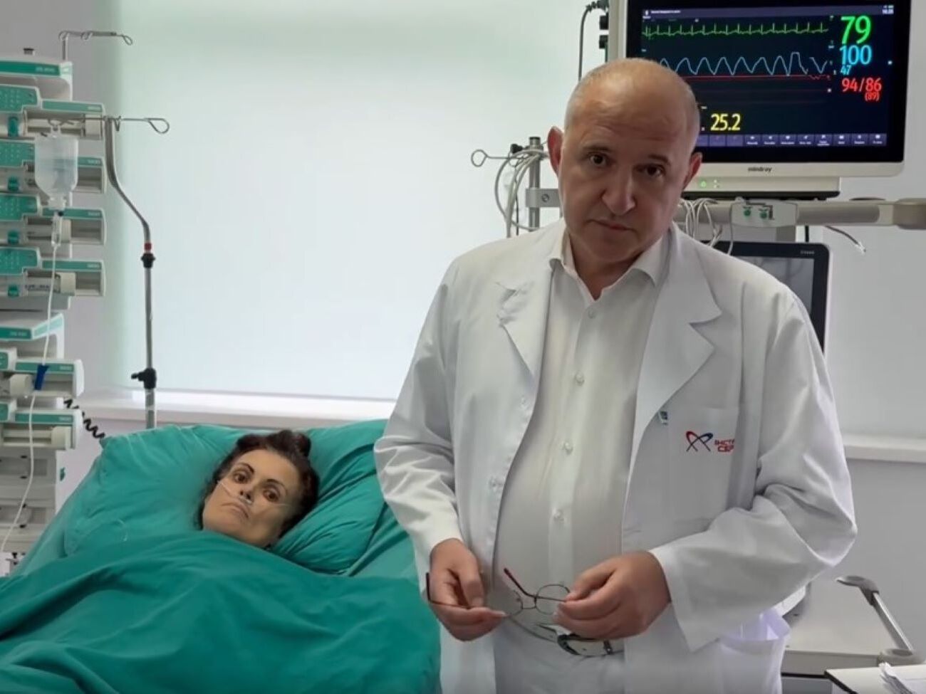 Людмилу были вынуждены подключить к аппарату искусственного кровообращения