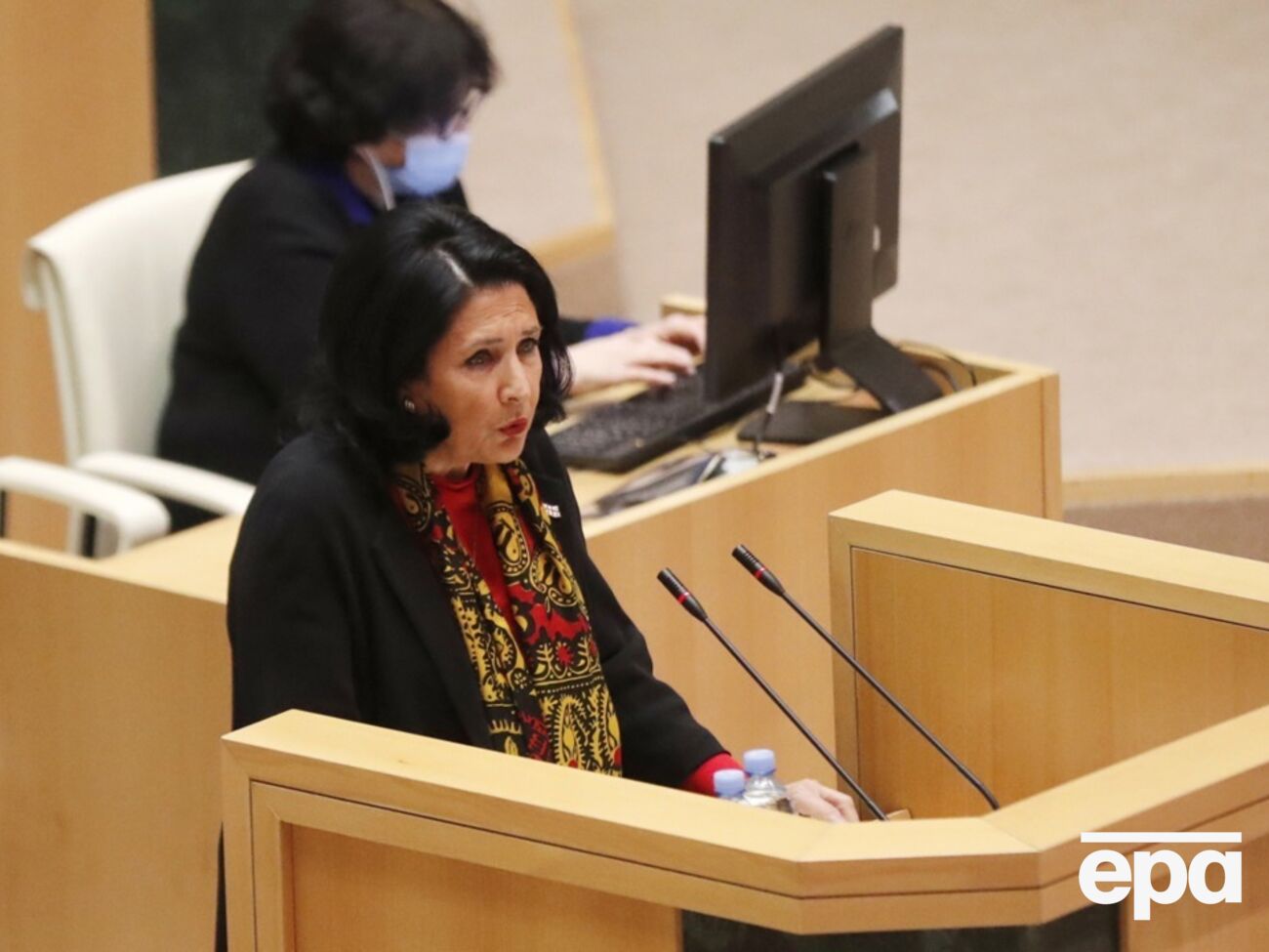 Зурабішвілі заявила, що питання Саакашвілі на цю мить "не актуальне"