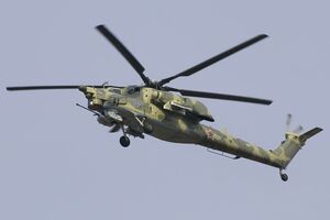 За даними ЗМІ, дрон влучив у задній гвинт ворожої машини