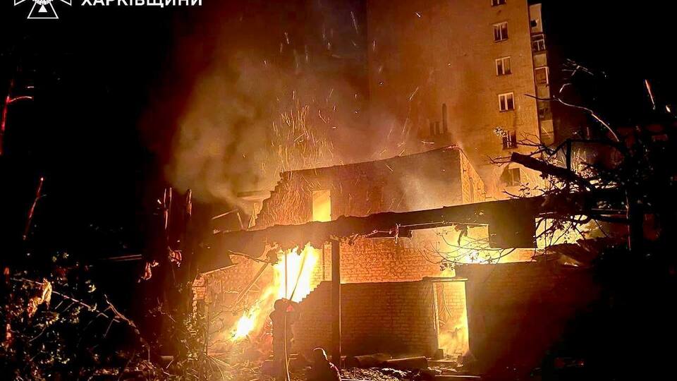 На місці атаки пошкоджено багатоповерхівки й приватні будинки