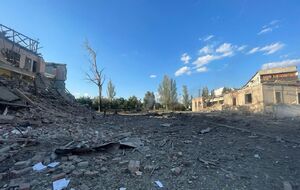 Российские оккупанты нанесли удар планирующей авиационной бомбой