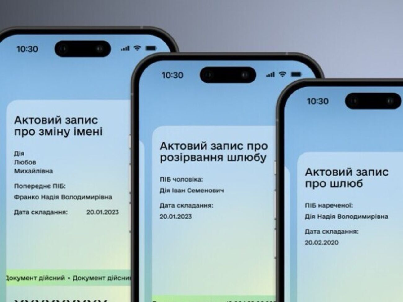 Новые документы появились в "Дії"