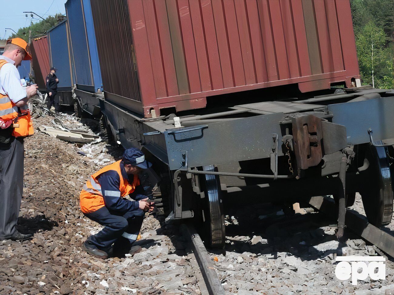 У Бєлгородській області зійшов із рейок вантажний поїзд