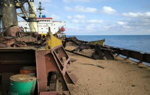 Атака по зерновозу в Черном море. ВМС сообщили, какое оружие РФ применила против гражданского судна