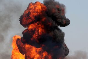 В Мариупольском районе атаковали склад с вооружением оккупантов