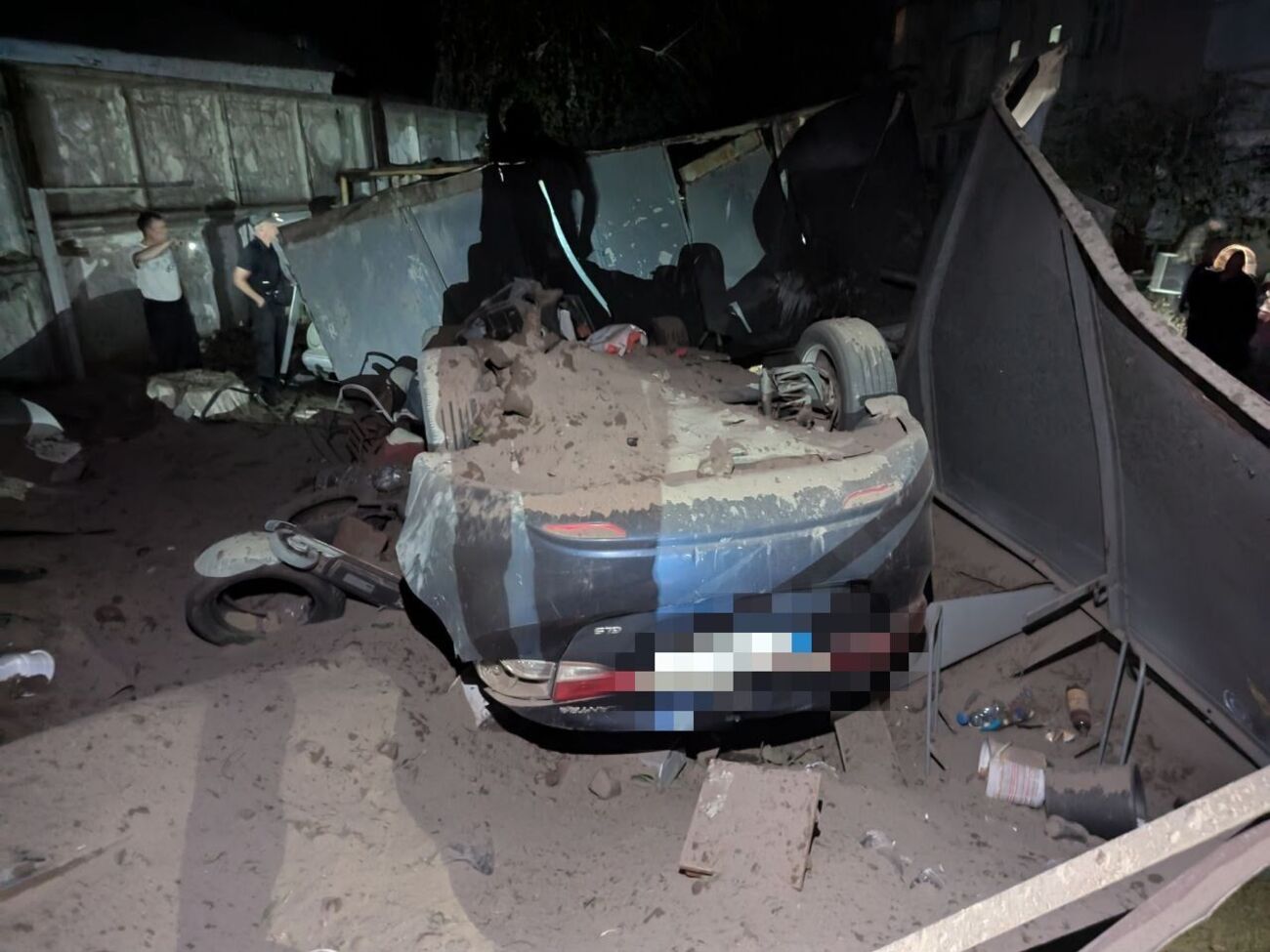 Удар оккупанты нанесли ночью