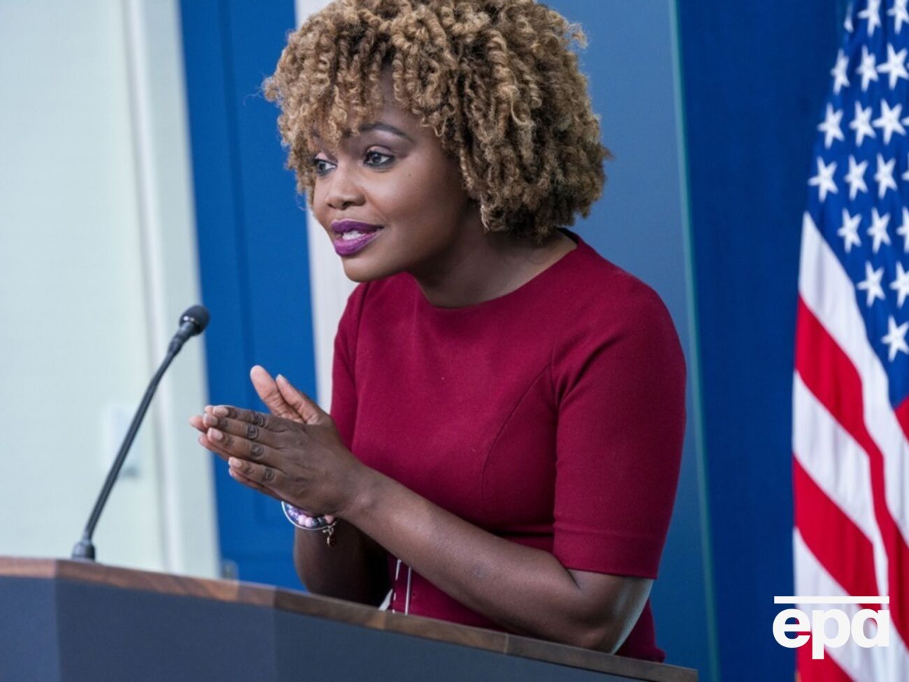 Карин Жан-Пьер об угрозах Путина: Это тот тип пропаганды, который мы слышим от России в течение всей этой войны