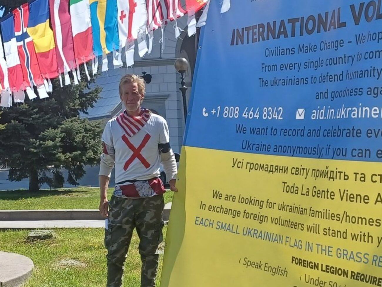 Затриманий після стрілянини підтримував Україну