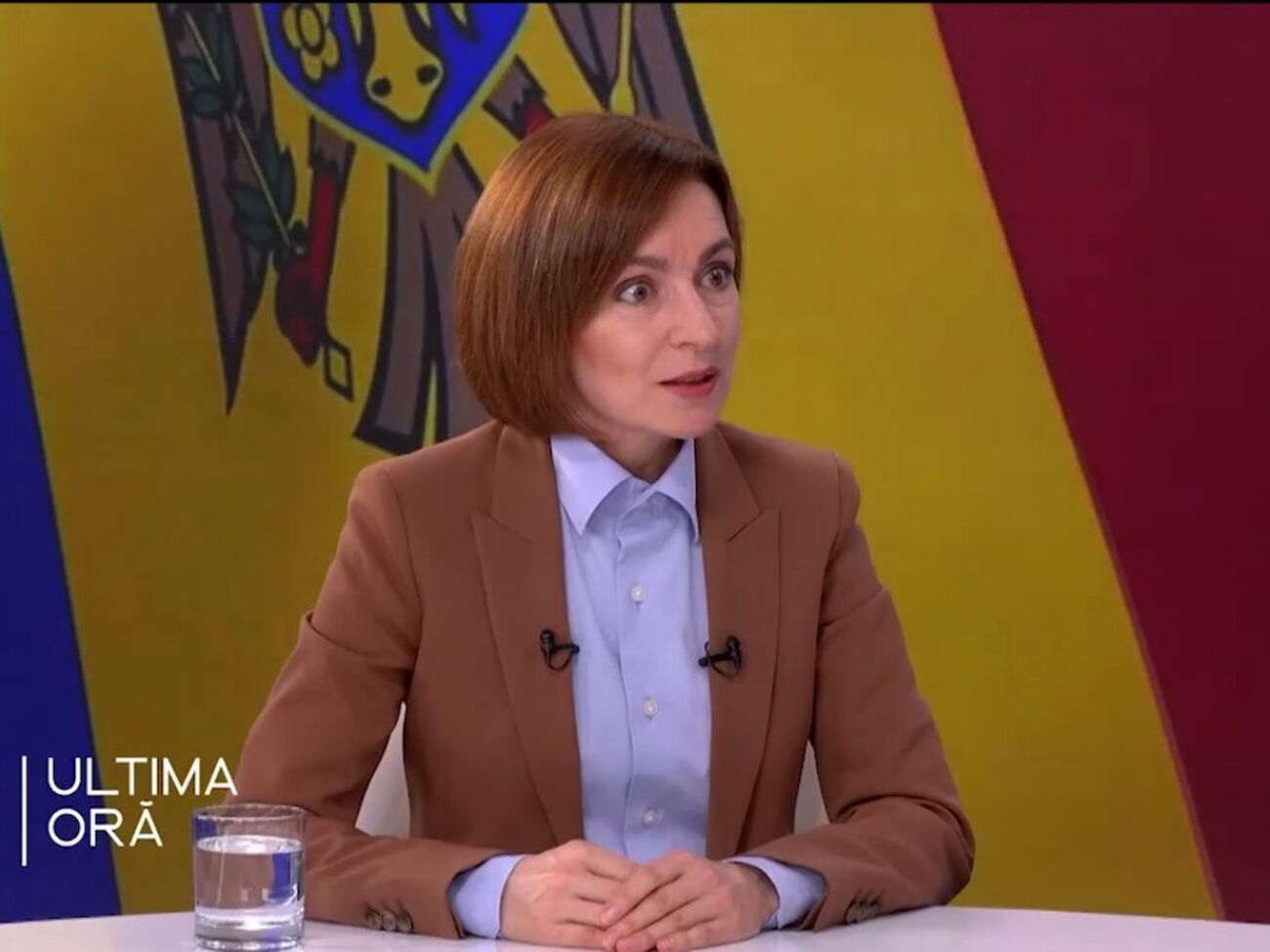 Санду отвечала на вопрос о концерте "Би-2", как вдруг началось землетрясение