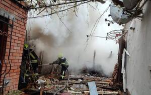 Под огнем были частные жилые дома