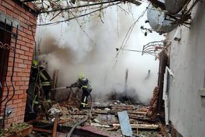 Под огнем были частные жилые дома