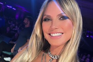 Клум зняла ролик у студії відомого шоу