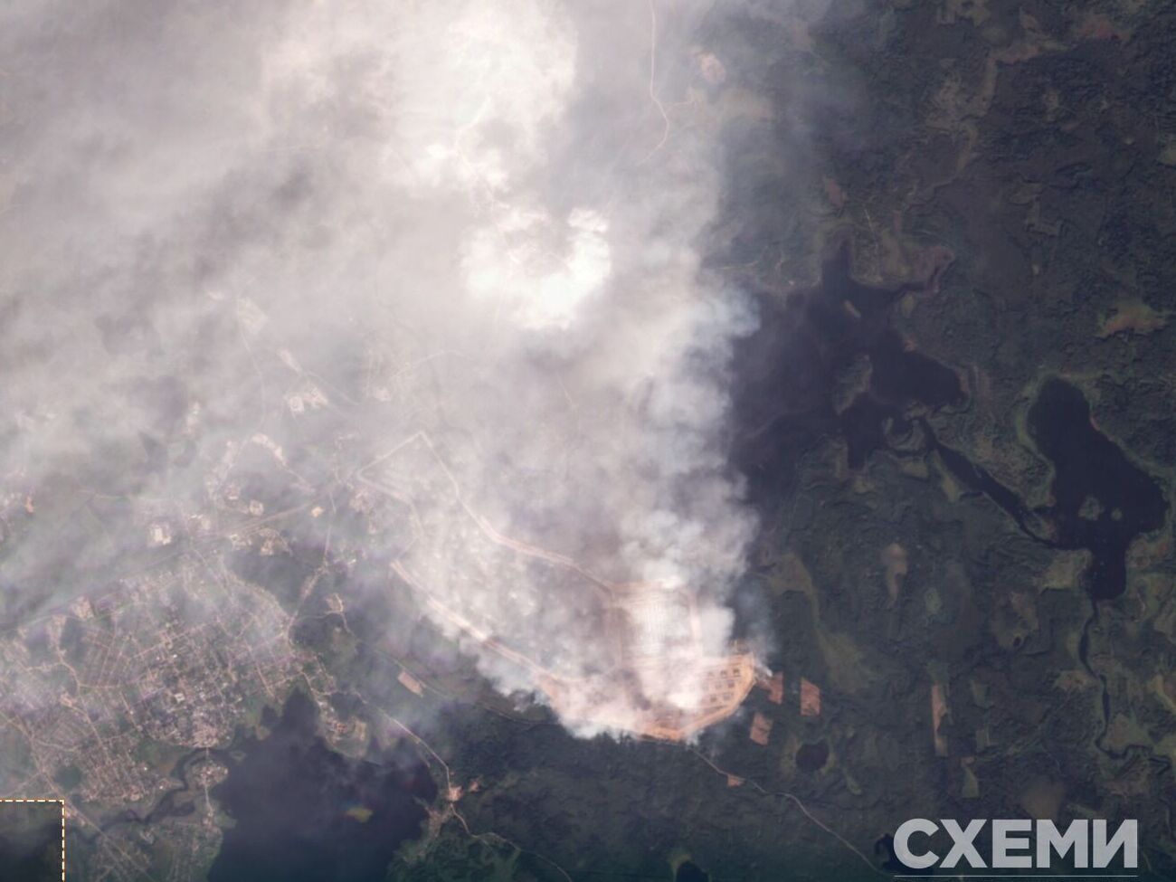 Арсенал в Торопце находится на расстоянии около 500 км от границы Украины