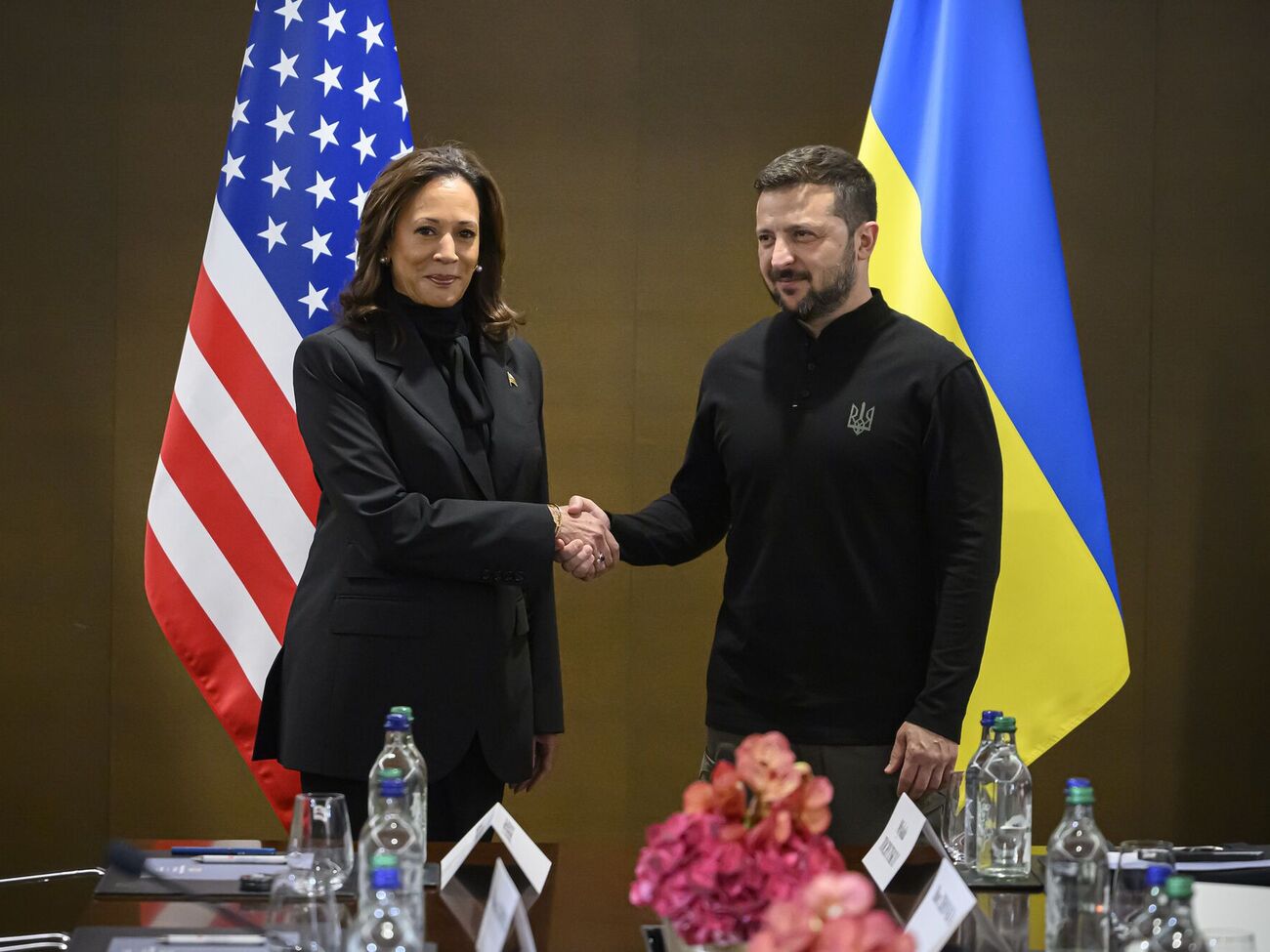 Харрис и Зеленский уже неоднократно встречались, одна из последних их встреч состоялась в Швейцарии в июне