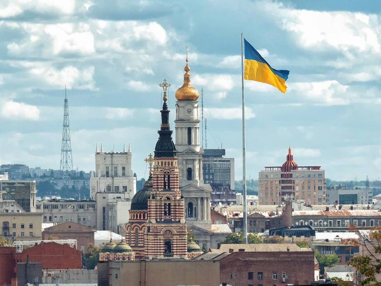 Прилеты зафиксированы в Киевском районе на севере города