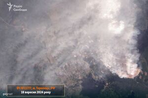 Пожар на арсенале был виден со спутника