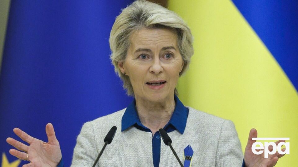 Урсула фон дер Ляєн каже, що лише завдяки відновленню пошкоджених енергооб'єктів та об'єднанню енергосистеми України із системою ЄС вдасться покрити понад 25% потреб України взимку