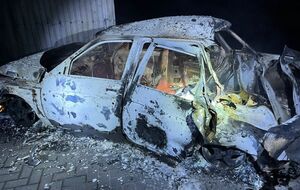 Судя по фото, машина сгорела