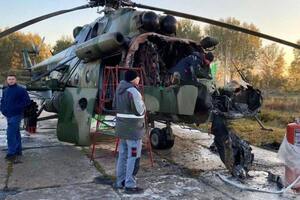 Повідомляють, що підлітки кинули у вертоліт пляшку із займистою сумішшю й утекли