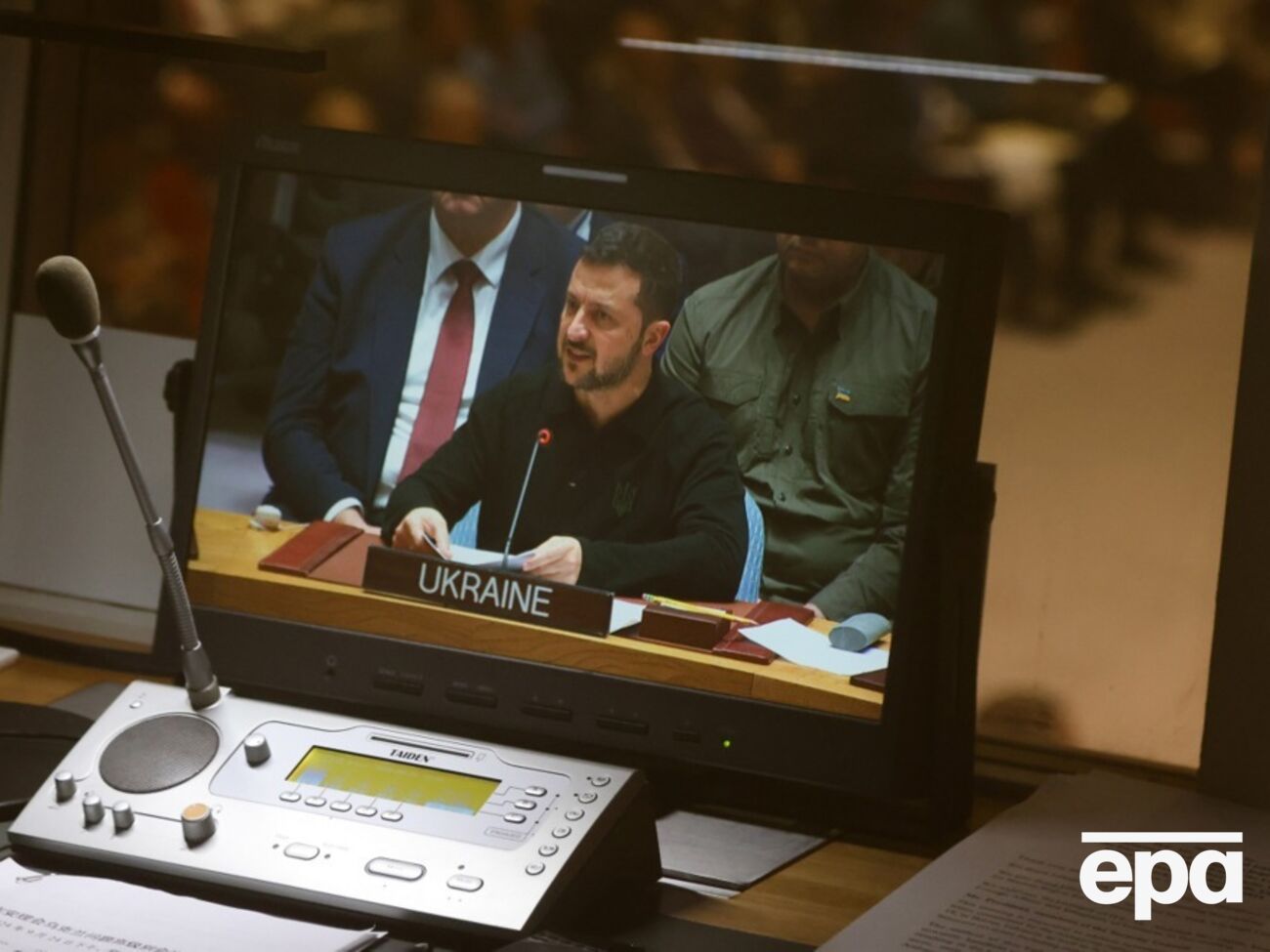 У РФ і Путіна "ніколи немає чесної відповіді" на запитання, чому її армія вбиває дітей в Україні, зазначив Зеленський на засіданні Радбезу ООН