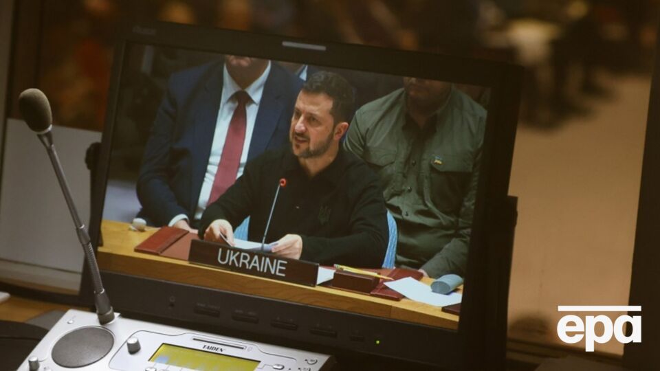 У РФ і Путіна "ніколи немає чесної відповіді" на запитання, чому її армія вбиває дітей в Україні, зазначив Зеленський на засіданні Радбезу ООН