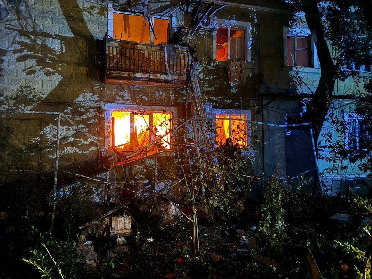 Последствия российского удара в Измаиле