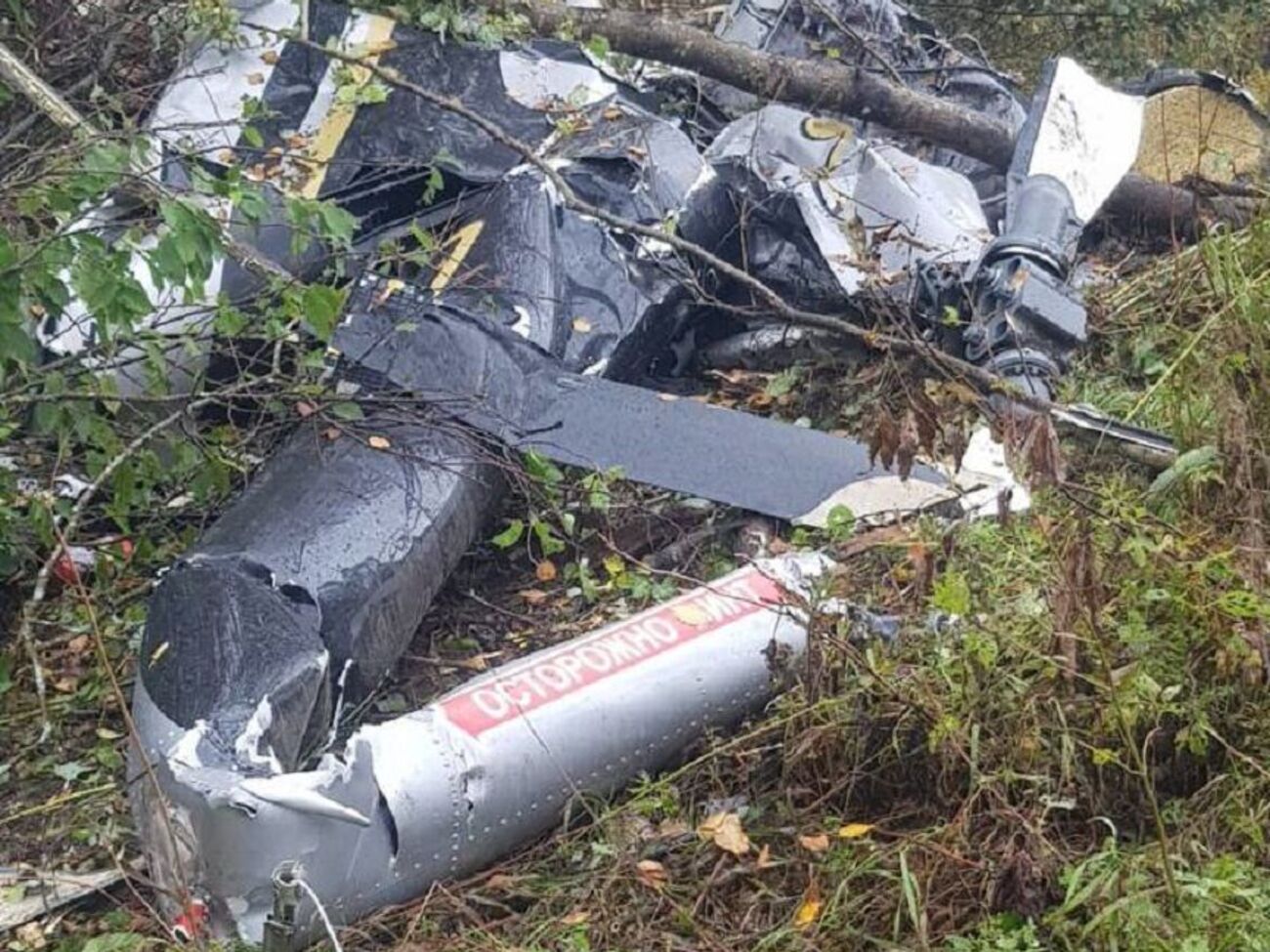 Уламки вертольота виявили поблизу місця зльоту