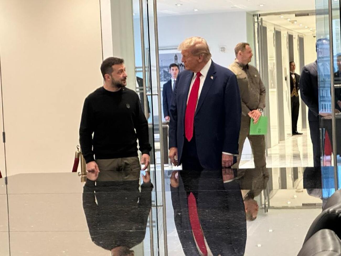 Трамп и Зеленский появились вместе в Trump Tower