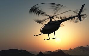 Вертолет разбился вскоре после взлета