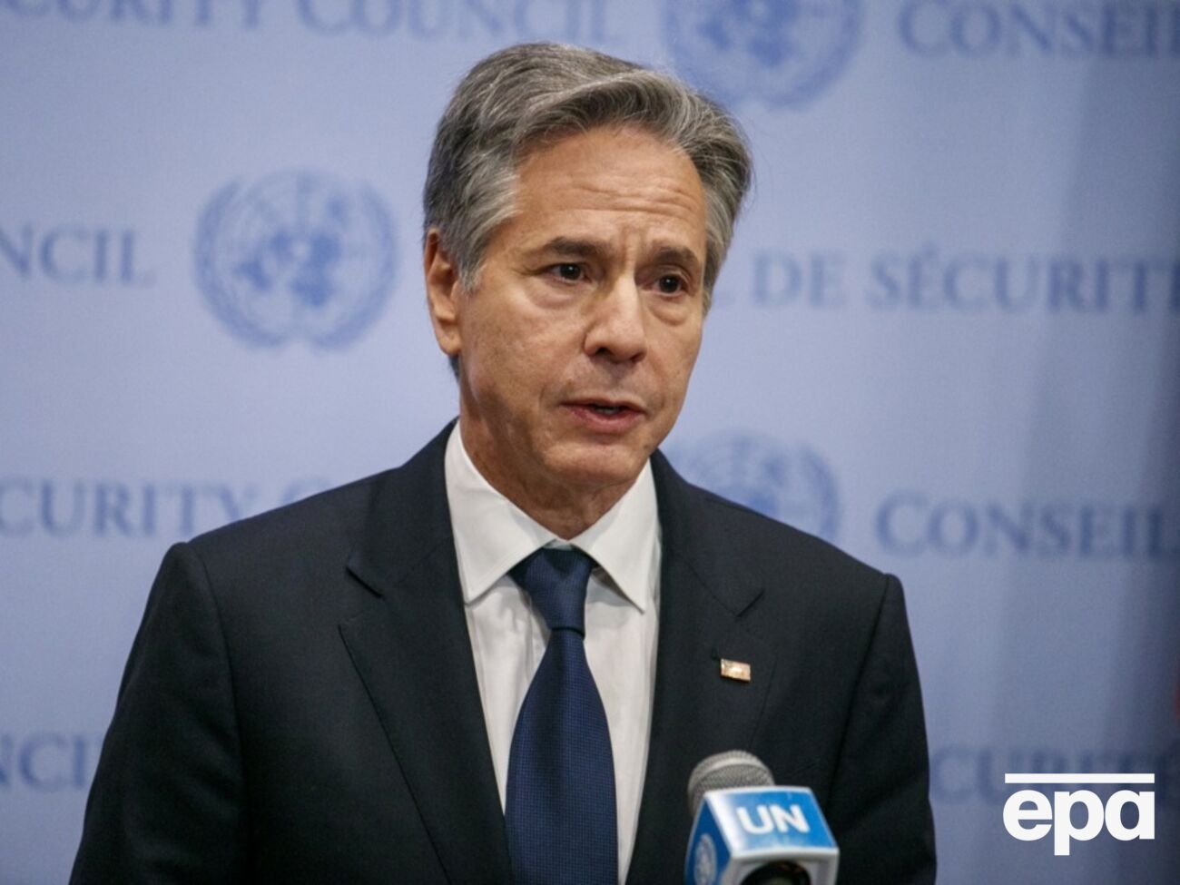 Блінкен підкреслив, що в Україні росіяни скоюють злочини проти людяності