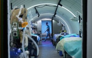 Шпиталь спроєктували на базі шести сталевих бункерів