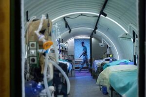 Шпиталь спроєктували на базі шести сталевих бункерів