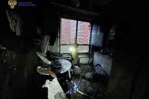 Разрушенный жилой дом в Москве