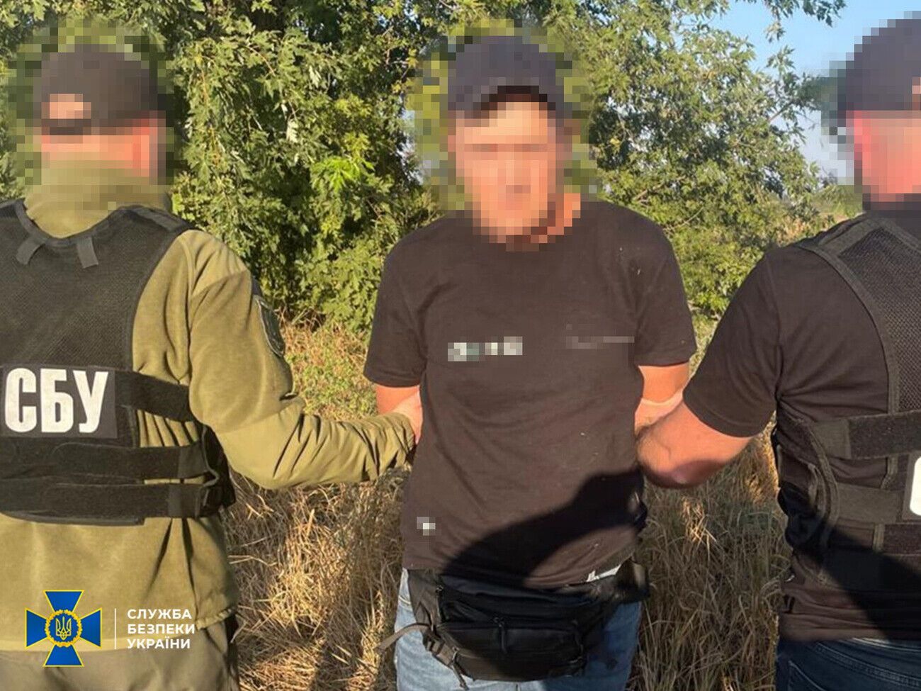 Задержанный в Черкассах мужчина, которого СБУ подозревает в сотрудничестве с врагом