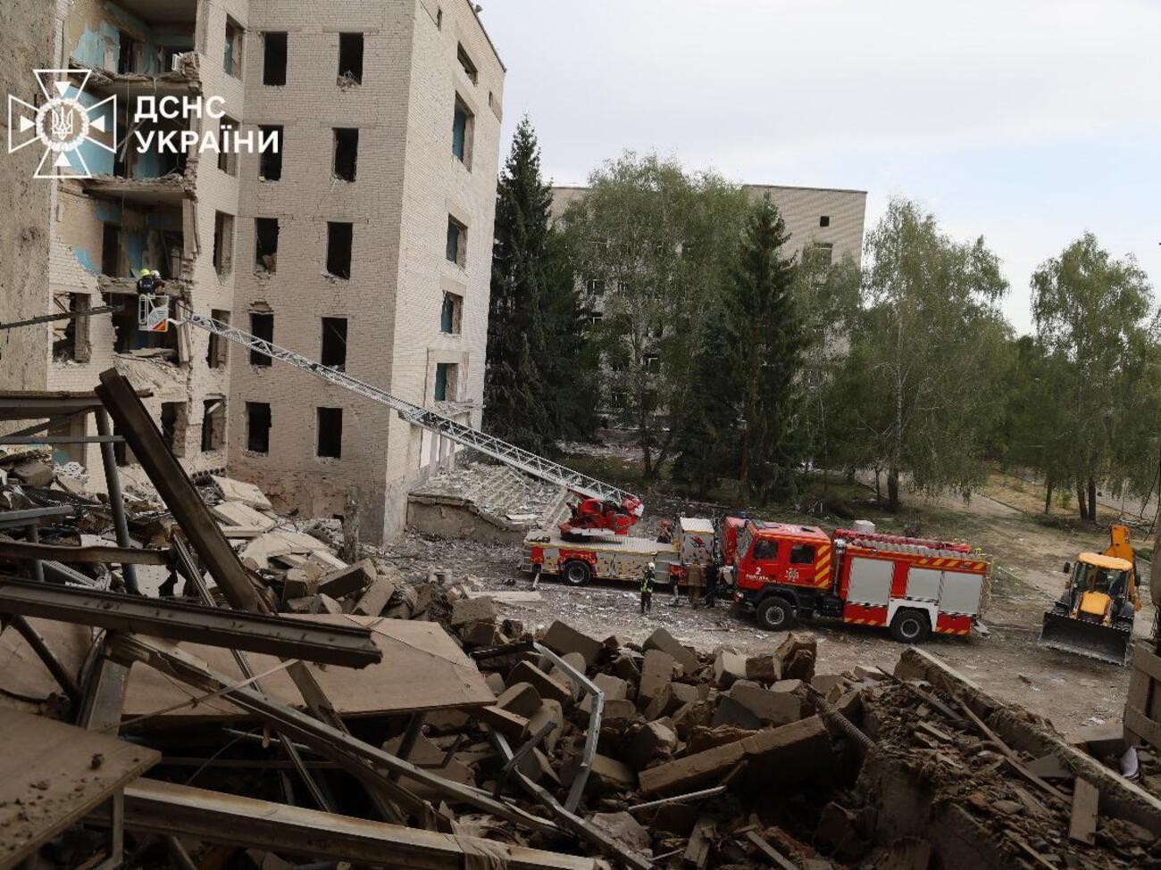 3 вересня окупанти завдали удару по Полтаві двома балістичними ракетами
