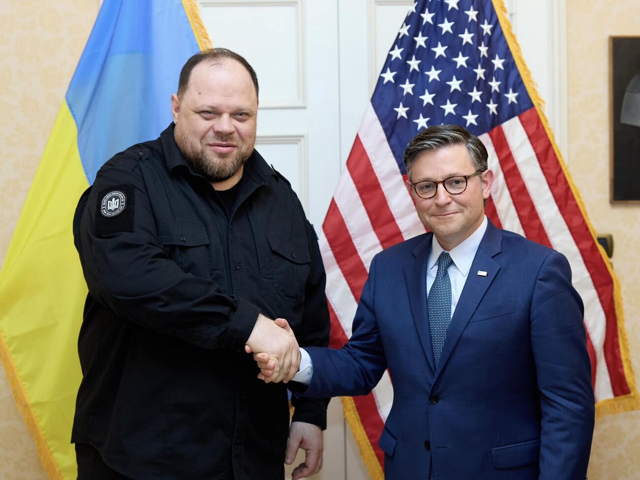 Стефанчук зустрівся із Джонсоном в Італії