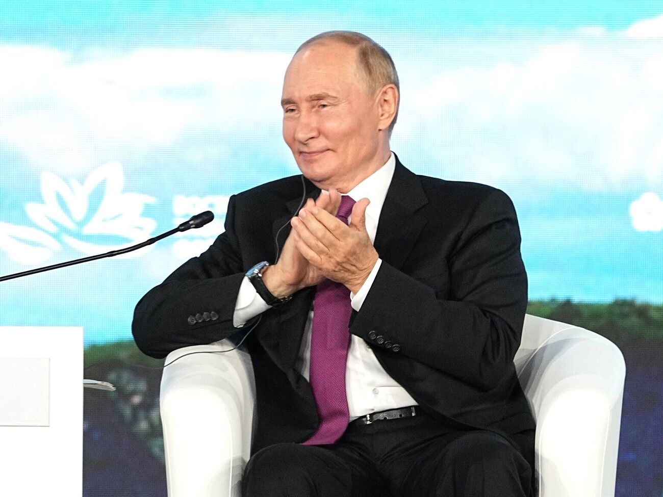 Путин (на фото) сказал, что "фаворитом" Москвы ранее якобы был действующий президент Байден