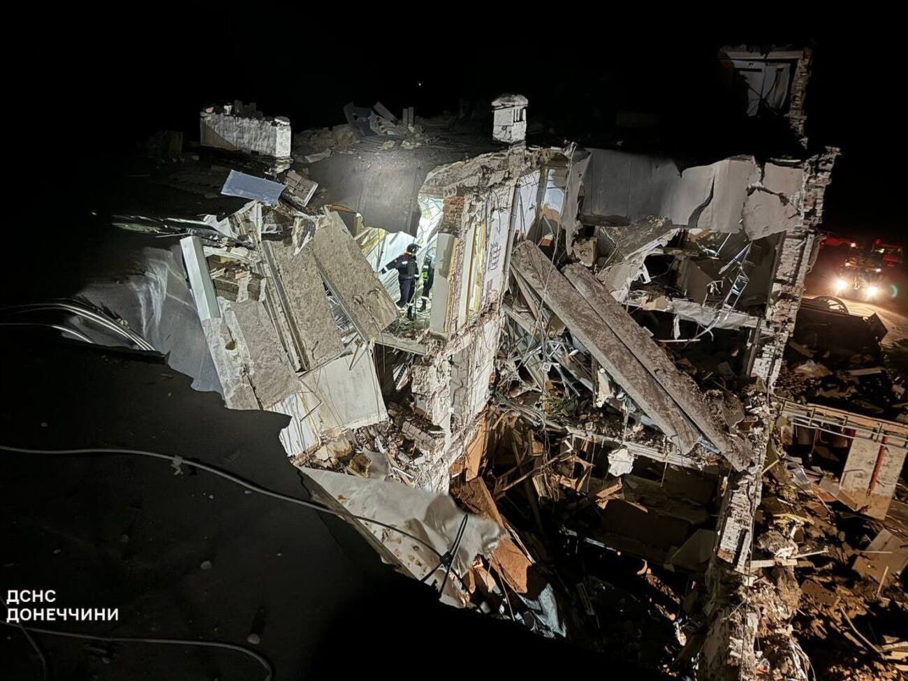 По гостинице оккупанты ударили вечером 7 сентября