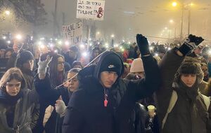 Антиправительственные акции протеста прошли в Белграде и других сербских городах