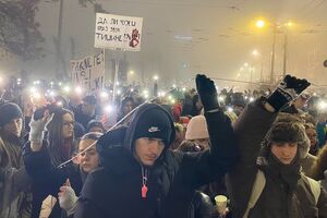 Антиправительственные акции протеста прошли в Белграде и других сербских городах