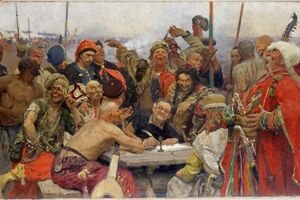 Картину "Запорожцы пишут письмо турецкому султану" Репин создавал в течение 1880–1891 годов
