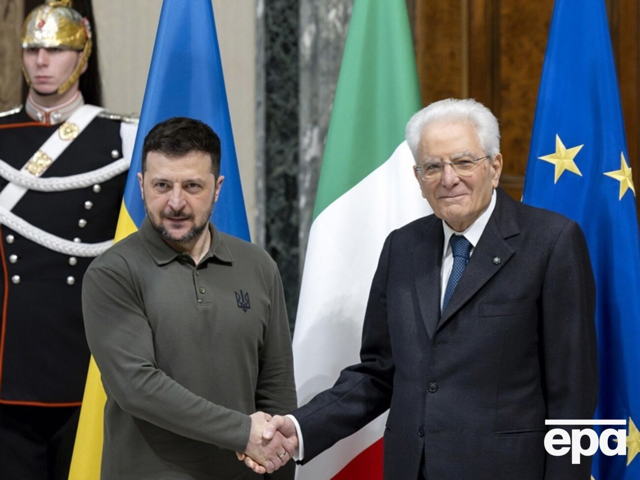 Зеленский хочет активизировать отношения с Маттареллой